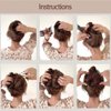 Black Adjustable Elastic Hair Comb,Stretchy Double Comb Hair Clip,No Crease Hair Pins Double Slides Hairpins Combs Women Hair Styling Accessories Hair Care Styling Tools and Appliances