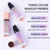 Face Primer before Makeup Set,3 Colors Makeup Primer & Sunscreen Set, Pore Invisible Cream, Even Skin Colour, Make Foundation Fit Better and Create Stunning Makeup