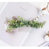 FIDDY898 Wedding Bridal Comb Camellia Hair Comb Ranunculus Green leaf Floral Clip Headpiece 2033