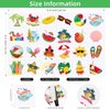 ADXCO 144 Pieces Summer Pool Party Tattoos Hawaiian Luau Themed Tattoos Waterproof Beach Temporary Tattoos Stickers for Kids and Adults, Tropical Party Decorations Supplies Favors (24 Styles, 6 Sheets)