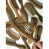 Yuutbiu Wide Tooth Comb for Curly Hair, Wooden Hair Comb with Handle, Green Sandalwood Detangling Comb