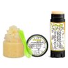 Chardonnay Soothing & Luscious Lips by OverSoyed Exfoliator & Chapped Lip Repair Lip Care Combo | Artisan Handcrafted to Order Citrusy White Grape Floral Jasmine Herbal Vanilla Flavored Exfoliating Sugar Lip Scrub & Lip Moisturizer Balm Gift Set
