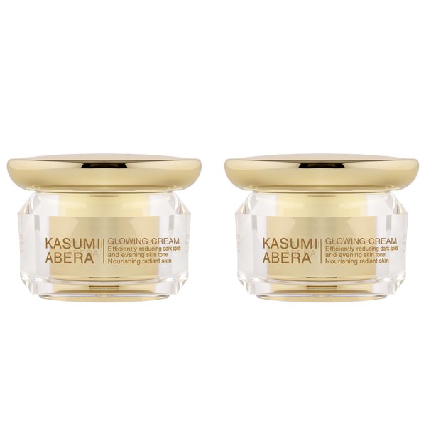 ABERA | Kasumi Cream - Pack of 1, 2 or 3 - Facial Skin Care, Extensive Moisturizer - (20 grams Per Item) (Pack of 2)