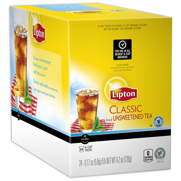 Lipton K-Cups, Classic Unsweetened Iced Tea 24 ct