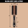 Conair Blow Dryer Brush - Hair Dryer Brush - Round Brush for Blow Out - Quick Blow Dry Copper Collection Round