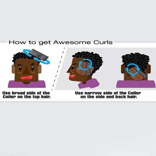 Black Magic Barber Sponge Brush Curl Twist Hair Sponge Big Holes Double-Sided Comb Twist Hair Wave Brush Afro Curling Coil Care Tool Dreads Locking Suitable For Curly Hair Brushes Styling Tools