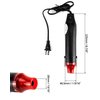 QWORK Heat Gun, 110V 300W Hot Air Gun Tools Shrink Gun with Stand and Power Cord, for Shrinking Wrapping PVC, DIY Embossing and Drying Paint