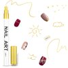 Mcduyant 4 Pieces Nail Polish Pens Nail Art Pen Fine Tip Nail Painting Nail Graffiti Pen for Nail Art Supplies