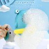 Firsting Shark Baby Bath Toys, Shark Bath Bubble Machine, Toddler Bath Toys with 2 Attachments for Lots of Bubbles, No Battery Required