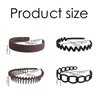 Unisex Hair Band 9Pcs Plastic Headband with Teeth Head Bands Combing Hairbands Wavy Outdoor Sports Headbands for Men's Hair Band Hoop Clips Women Accessories Non Slip Head Band Headwear,C and B