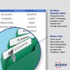 Avery File Folder Labels with TrueBlock Technology, Permanent Adhesive, 2/3" x 3-7/16", Laser/Inkjet, 2-Pack, 300 Labels Total (28593)