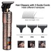 Suttik Ornate Hair Clippers for Men, Cordless Edgers Clippers Professional Hair & Beard Trimmer for Barber Pro Zero Gapped T-blade Outline Trimmer with LCD Display, Rose Gold