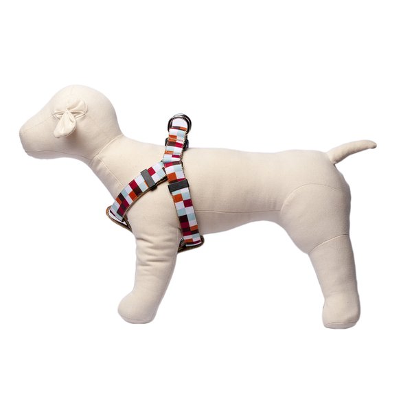 Paw Paws USA Hula Block Dog Harness, Medium, Multicolored