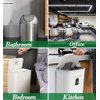 Hommaly 2.6 Gallon 240 pcs Small Clear Trash Bags, Strong Garbage Bags, Bathroom Trash Can Bin Liners Unscented, Mini Plastic Bags for Office, Waste Basket Liner, Fit 6-10 Liters, 2-2.6 Gal