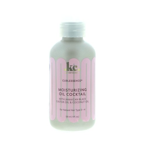 KeraCare CurlEssence Moisturizing Oil Cocktail - 4 fl oz - With Jamaican Black Castor Oil, Coconut Oil, Sunflower Oil & Soybean Oil