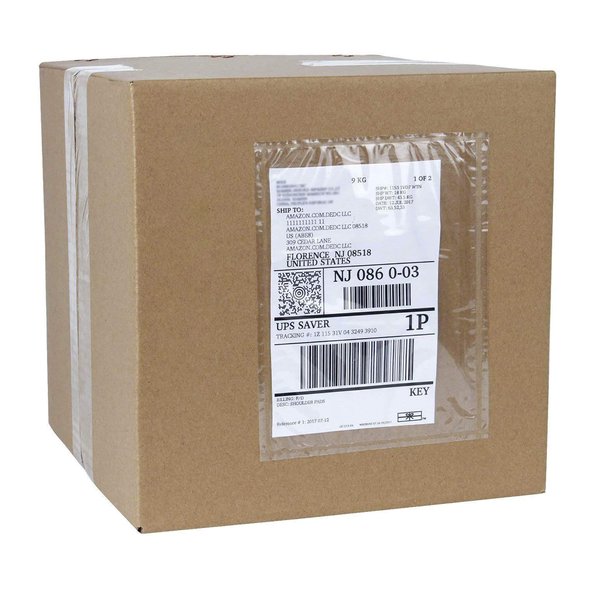 APQ Clear Top Loading Packing List Envelopes, 7 x 10 Inches. 100 Pack Packing Slip Envelope Pouches. Self-Seal Plastic Shipping Label Pouches. Durable Packing List Mailing Envelopes for Documents