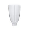 B&P Lamp® 6 1/2 Inch Clear Glass Colonial Style Lamp Shade for Sconces and other Lighting Fixtures
