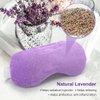 Umisleep Lavender Eye Mask, Aromatherapy Weighted Sleep Mask for Dry Eyes Men Women, Microwave Hot Therapy Eye Cover for Compression Pain Relief, Eye Pillow for Puffy Eyes, Migraine, Sinus Pain, Pink
