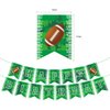 44pcs Football Happy Birthday Banner, Football Birthday Party Decorations with Football Party Hanging Swirl Football Birthday Decorations Football Themed Party Supplies