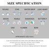 Hulyfw 4 Sheets Face Gems Stickers,Self-Adhesive Face Jewels Diamonds Rhinestones for Makeup Stickers,Face Eyes Nail Pearls Star Rhinestones Temporary Decoration Tattoos Stickers for Women and Girls