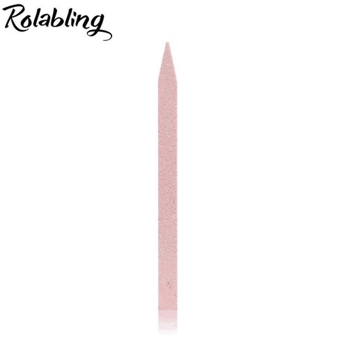 Rolabling Nail Art File Nail Buffer Manicure&Pedicure Tools Nail Pumice Stone Cuticle Pusher Nail Tools Strong Finger Nail Filler Coarse Nail File for Home and Salon Use(Size 2)