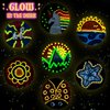 klmars Kids Wooden Painting Kit-Glow in The Dark-Arts & Crafts Gifts for Boys Girls Ages 5-12-Wood Slice Craft Activities Kits - Creative Art Toys for 5, 6, 7, 8, 9, 10, 11 & 12 Year Old Kids