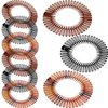 Shappy 9 Pieces Stretchy Full Circle Comb Plastic Circular Hair Comb Stretchy Headband Headband Holder for Women Girls 3 Colours