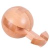 AHYUAN Handmade Wooden Puzzle Magic Ball Brain Teasers Toy Intelligence IQ Games 3D Sphere Puzzles for Children and Adults (3 x 3 x 3 inch)