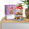 MEIEST Mini City Shop Street View Building Blocks Model Set,Simulation Architecture Collection Particle Construction Building Bricks Toy,Home Decoration,14+(Mushroom)