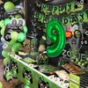 Video Game Party Decorations - 9th Birthday Decorations for Boys, HAPPY BIRTHDAY Banner, Video Game Tablecloth, Gaming Pattern Balloons, Controller Balloons, Gaming Hanging Sign, Gaming Birthday Party