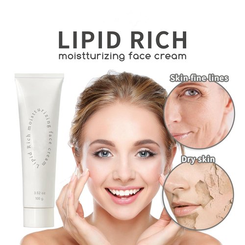 GSTUITGO Instant Moisturizer Cream,3.5oz Skin Face Moisturizer,Hydrating Facial Cream for Sensitive Skin, Water-oil Balance & Panthenol for All Skin,Natural Moisturizer Face Cream