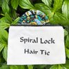 Spiral Lock Hair Tie Dreadlock Accessories Bendable Hair Ties for Women and Men Bohemian Iron Wire Ponytail Holders Colorful Dreadlock Hair Tie Long Dreads Thick Curly Hair Holder with Bag (Blue Green