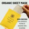 ORGAID Organic Sheet Mask | Made in USA (Vitamin C & Revitalizing, pack of 4)