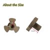 2 PCS Microwave Oven Turntable Coupler Y-Shaped Shaft Holder Glass Tray Guide Support with Port for 1.6cm Height Roller(Color Random)