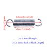 3-1/2inch Overall Length [3-1/4 Inside Hook to Hook] Recliner Sofa Chair Mechanism Tension Springs Replacement[Pack of 2] Silver