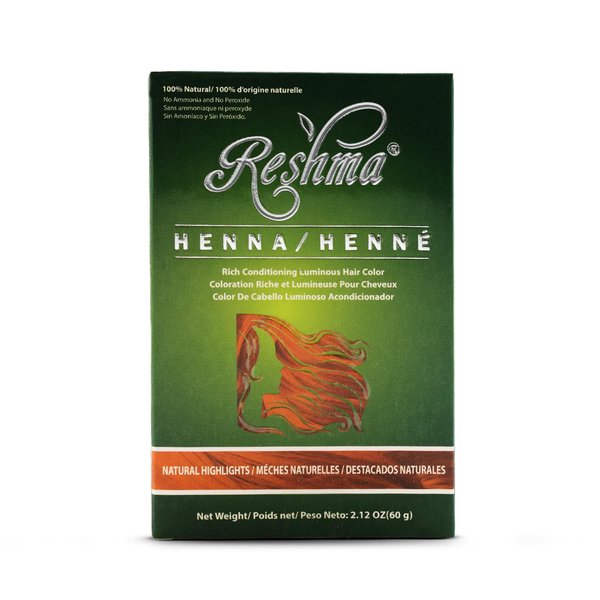 Reshma Beauty Henna Hair Color | 100% Natural, For Soft Shiny Hair | Henna Hair Color, Gray Coverage| Ayurveda Hair Products (Highlights, Pack Of 1)