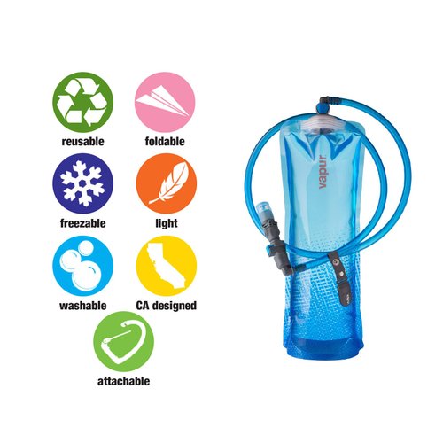 Vapur Drink Link Hydration System, Perfect for Hands-Free Hydration On-The-Go, Includes Hydration Link System Only