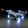 Mililier LED Light Kit for Lego Star Wars 75325 The Mandalorian's N-1 Starfighter Set, Compatible with Lego 75325 Building Blocks Model(Not Include Blocks Set)