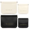 Glitzcharm 4Pcs Small Makeup Bag for Purse, Mini Travel Cosmetic Bags for Women Portable Coin Purse Lipstick Organizer Makeup Pouch (Black and White)