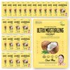 Innerest Original Derma Beauty Collagen Face Masks 24 PK Vegan Ultra Moisturizing Coconut Face Mask Skin Care Sheet Masks Set for Beauty & Personal Care Korean Face Mask