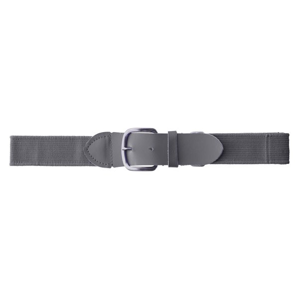 Champion Sports Baseball/Softball Uniform Belt - Comfort Stretch Fit Uniform Belt - Durable Syntex Tab - Youth: 18"-32" - Gray
