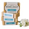 Bend Soap Company All Natural Goat Milk Soap - Paraben and GMO Free - Handmade in USA - Soothe Cracked Skin, Relax and Exfoliate - Overall Dry Skin Relief (Unscented, 4 Pack of 4.5oz)…