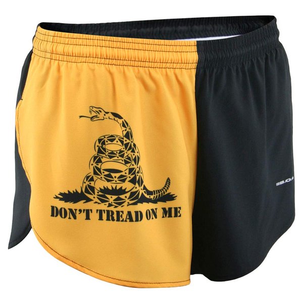 BOA Mens 1" Elite Split Printed Running Short (1000CP)(Don't Tread On Me, Medium)