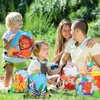 Gerrii 16 Pieces Jungle Animal Drawstring Bags Cartoon Animal Safari Goodie Bags Safari Party Favors for Boy Girl Birthday Baby Shower