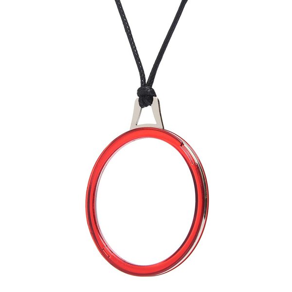 TERAISE Reading Glasses Necklace Readers for Women Anti-loss Lightweight Eyeglasses Portable Monocle Glasses with Exquisite Case(Red-2.0X)