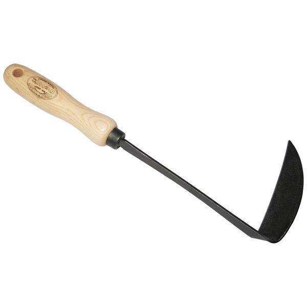Tierra Garden DeWit Right Hand Japanese Hand Hoe, Handheld Gardening Tool to Remove Grass, Weeds, and More