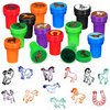 Cinrobiye 24 Pcs Horse Stampers for Boys Girls, Farmhouse Pony Party Supplies Favors, Classroom Rewards Prizes, Goody Bag Treat Bag Stuff for Western Horses Birthday Party Cowboy Pinatas Gifts(Horse)
