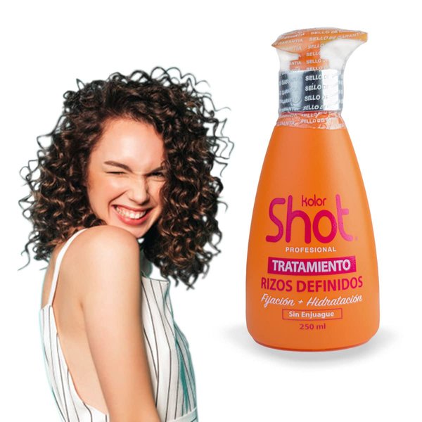 Professional Defined Curls Treatment – Kolor Shot – Hydration for Bad Hair – Curl Activator Fixer – No Rinse – 250 ml