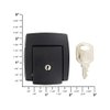 Ohio Travel Bag Lock, 2-1/16 Inch, Black Finish, Zinc Alloy, L-2455-BLK