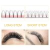 Premade Volume Eyelash Extensions 5D-D-0.07-9 Long Stem Premade Fans Eyelash Extensions .07 .10 Premade Volume Fans Volume Lash Extensions C D Curl(5D-D-0.07,9 mm)